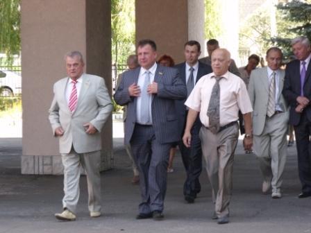 Перебування учасників виїзної Координаційно-консультативної ради з питань місцевого самоврядування при голові обласної ради у Володимирецькому районному колегіумі