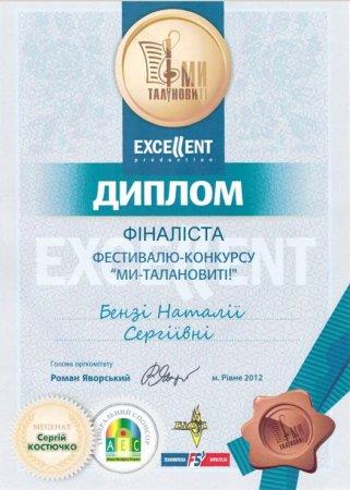 Вітаємо фіналістів фестивалю-конкурсу "Ми-талановиті"
