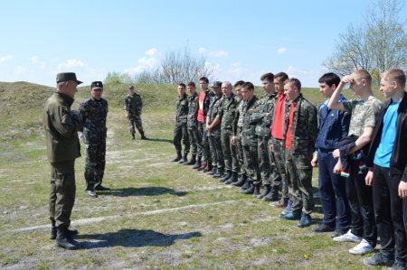 Перший день навчально-польових зборів