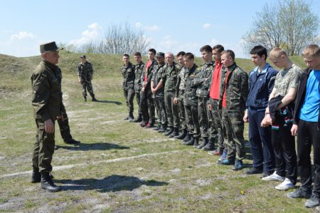 Перший день навчально-польових зборів
