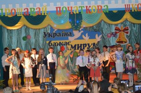 Прощання учнів 4-х класів з початковою школою