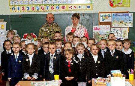 Зустріч учнів з воїном АТО