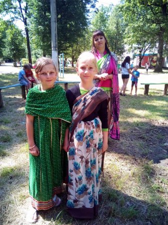 Пластуни на Всеукраїнському таборі.