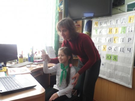 Онлайн спілкування з польськими учнями