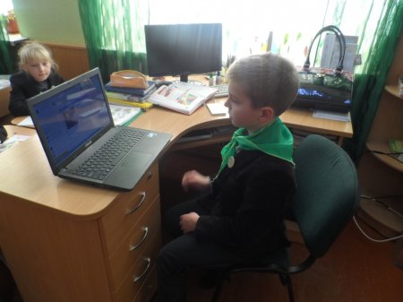 Онлайн спілкування з польськими учнями