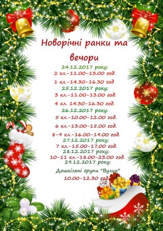 Шановні батьки та учні!