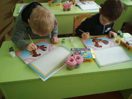 малювання на тему: «Півник»