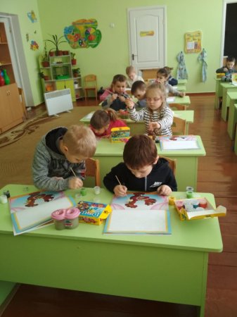малювання на тему: «Півник»