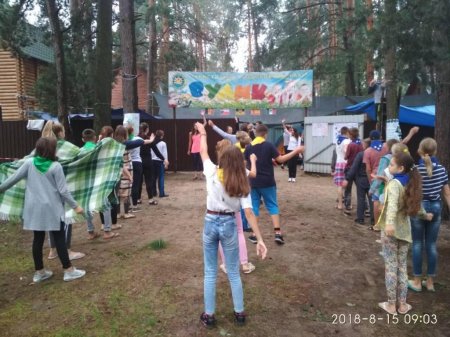 ДРУГИЙ ДЕНЬ РОБОТИ НАМЕТОВОГО ТАБОРУ "ПОЛІГЛОТ" ДЛЯ УЧНІВ  5-9 КЛАСІВ
