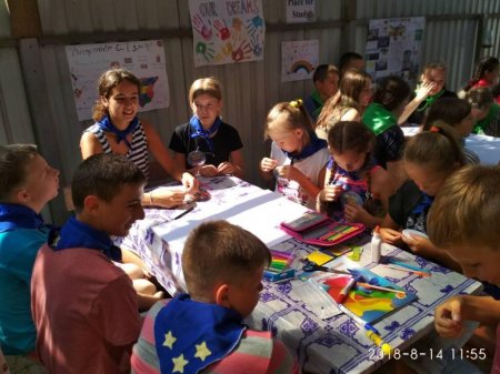 ДРУГИЙ ДЕНЬ РОБОТИ НАМЕТОВОГО ТАБОРУ "ПОЛІГЛОТ" ДЛЯ УЧНІВ  5-9 КЛАСІВ