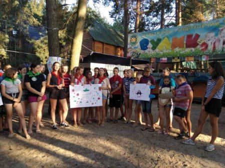 ДРУГИЙ ДЕНЬ РОБОТИ НАМЕТОВОГО ТАБОРУ "ПОЛІГЛОТ" ДЛЯ УЧНІВ  5-9 КЛАСІВ