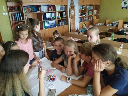 Третій день роботи пришкільного англомовного табору GoCamp