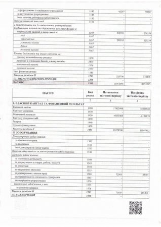 Фінансова звітність за І квартал 2020