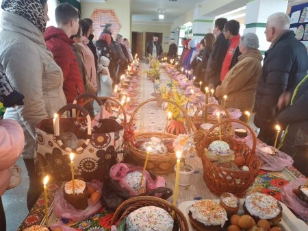 освячення пасхальних приношень 