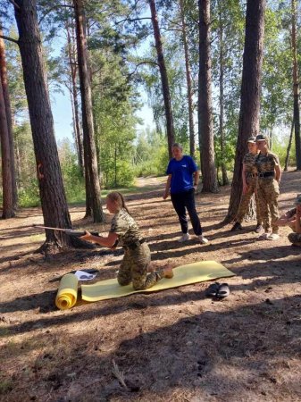 Навчальні тренування учнів військово-спортивного профілю