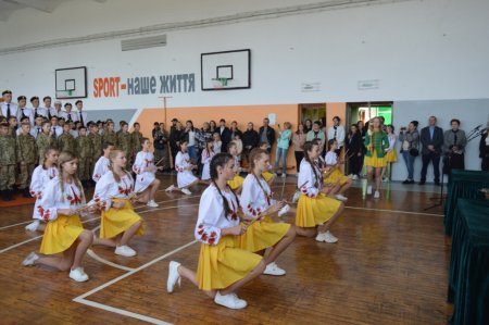 Посвята учнів військово-спортивного профілю ліцею