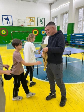 Змагання з настільноготенісу в межах проєкту «Пліч-о-пліч»