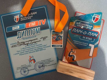 «Пліч-о-пліч. Всеукраїнські шкільні ліги» з шахів
